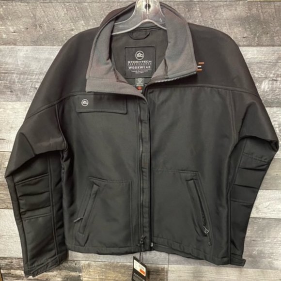 Men's NWT STORMTECH Performance Black Work Jacket - Size: S **NOTES** - Picture 1 of 6